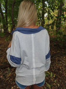 Blue Horizon Pullover