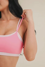 Load image into Gallery viewer, Pink Performance Sports Bra Top - Juniper
