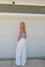 Load image into Gallery viewer, Coastal Breeze White Linen Pants
