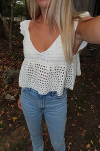Seaside Serenity Crochet Top