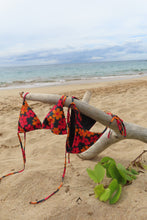 Load image into Gallery viewer, Sunset Hibiscus Reversible Bikini Set - Juniper
