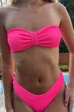 Load image into Gallery viewer, Ribbed Strapless Bikini Set
