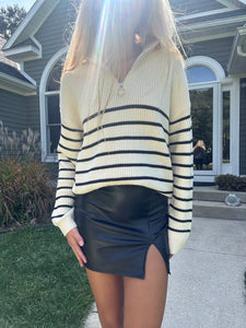 Fall Stipes Sweater