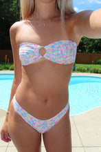 Load image into Gallery viewer, Garden Glow Floral Bandeau Bikini Set
