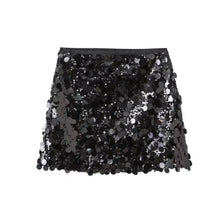 Load image into Gallery viewer, Sparkly Mini Sequin Skirt
