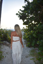 Load image into Gallery viewer, White Smocked Tube Top &amp; Maxi Skirt Set
