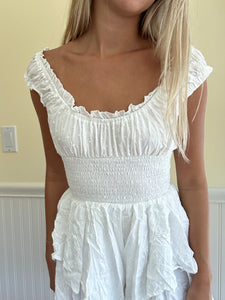 White Boho Dress - Juniper