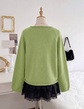 Load image into Gallery viewer, Matcha Minnow Knit Sweater
