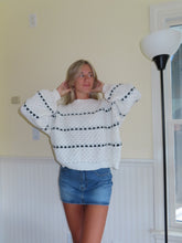 Load image into Gallery viewer, White Hearts Sweater
