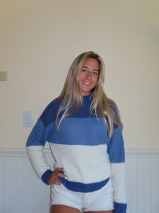 Blue Knit Sweater