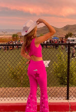 Load image into Gallery viewer, Pink Cowgirl Costume Black Cowboy Costume
