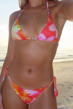 Load image into Gallery viewer, Sunset Bloom Beaded Triangle Bikini Set
