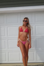 Load image into Gallery viewer, tie side bikini bottoms red polka dot
