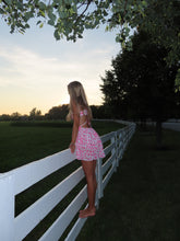 Load image into Gallery viewer, Pink Cutout Floral Dress - Juniper
