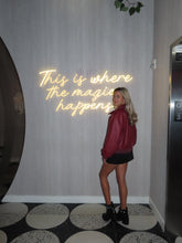 Load image into Gallery viewer, Burgundy Blaze Leather Jacket
