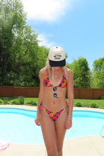 Load image into Gallery viewer, Sunset Hibiscus Reversible Bikini Set

