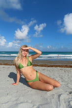 Load image into Gallery viewer, Emerald Coast Textured Bikini Set - Juniper
