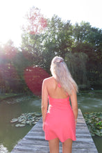 Load image into Gallery viewer, Coral Cove Halter Mini Dress
