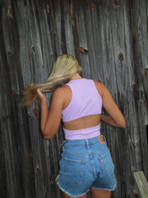 Load image into Gallery viewer, Lilac Side Cutout Tank - Juniper
