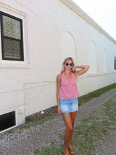 Load image into Gallery viewer, Red Gingham Halter Top
