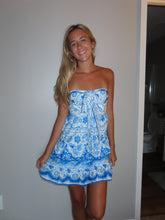Load image into Gallery viewer, Bella Blue Mini Dress
