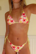 Load image into Gallery viewer, Sunlit Hibiscus Triangle Bikini Set - Juniper
