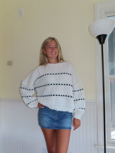 Load image into Gallery viewer, White Hearts Sweater
