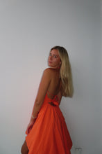 Load image into Gallery viewer, Citrus Glow Halter Mini Dress
