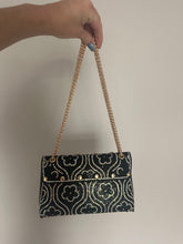 Load image into Gallery viewer, Black Crystal Embellished Chain Clutch Bag - Juniper
