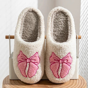 Pink Bow Slipper