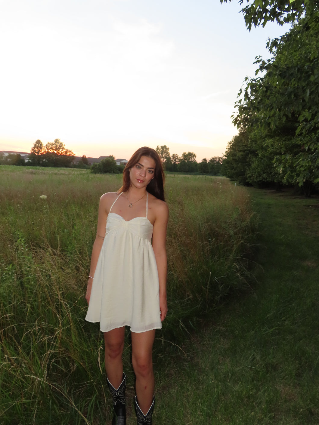 Golden Hour Mini Dress