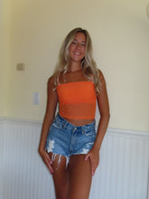 Load image into Gallery viewer, Orange Festival Crop top
