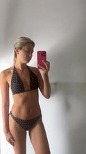 Load image into Gallery viewer, Paris Nights Polka Dot Halter Bikini Set - Juniper
