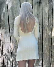 Load image into Gallery viewer, Tan Long Sleeve Sweater Dress
