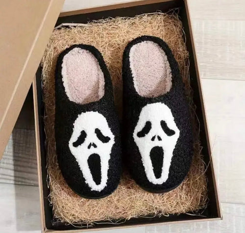 Scary Halloween Ghost Slippers 