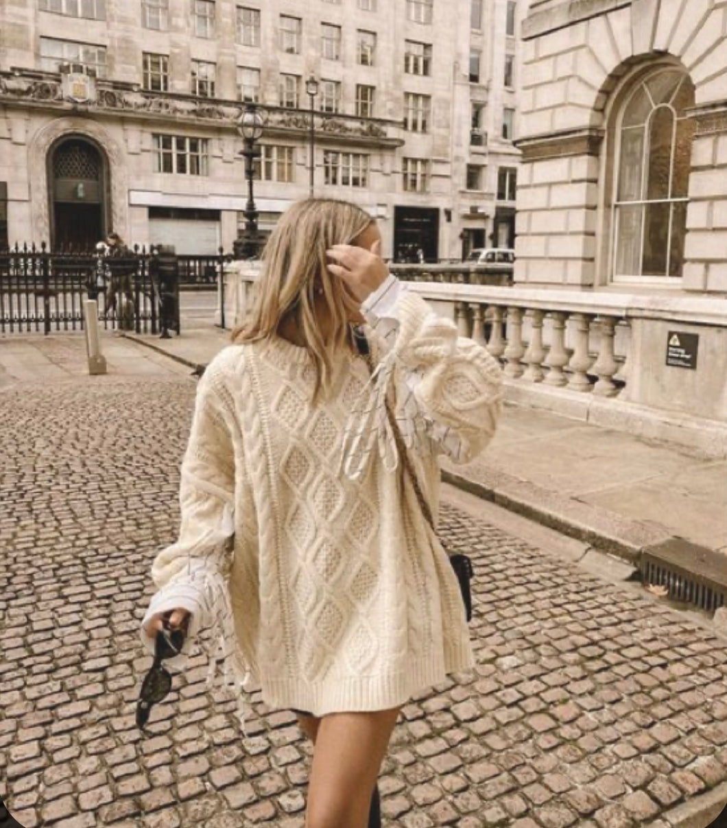 Knit Oversized Sweater Dress Juniper Knit Oversized Sweater Dress Juniper