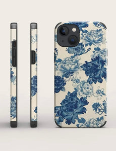 Blue Floral IPhone Case