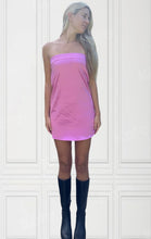 Load image into Gallery viewer, Baby Pink Satin Homecoming Dress
