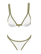 Load image into Gallery viewer, Golden Coast Charm Triangle Bikini Set - Juniper
