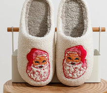 Load image into Gallery viewer, Pink Santa Clause Slippers

