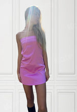 Load image into Gallery viewer, Baby Pink Satin Homecoming Dress
