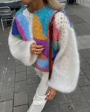 Load image into Gallery viewer, Colorful Chunky Sweater Cardigan
