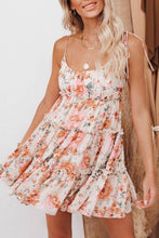Load image into Gallery viewer, Pink Ruffle Floral Dress

