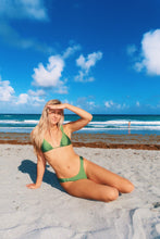 Load image into Gallery viewer, Emerald Coast Textured Bikini Set - Juniper
