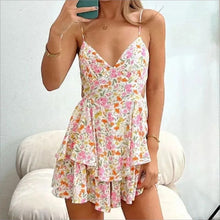 Load image into Gallery viewer, Pink Cutout Floral Dress

