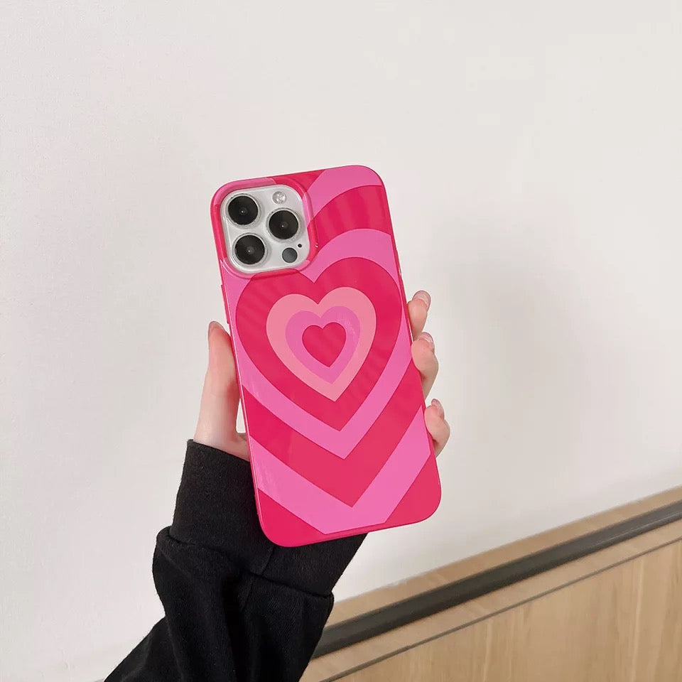 Pink Heart IPhone Case