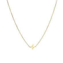 Load image into Gallery viewer, Gold Initial Necklace, Custom Initial Necklace
