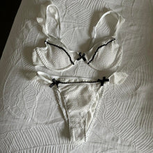 Load image into Gallery viewer, White Ruffle Bikini Set
