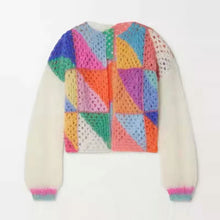 Load image into Gallery viewer, Colorful Chunky Sweater Cardigan
