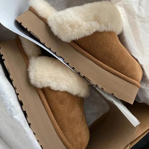 Fuzzy Slipper Pumps